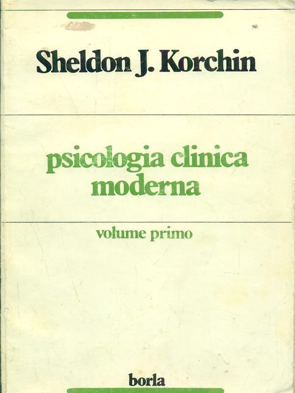 Psicologia clinica moderna 1