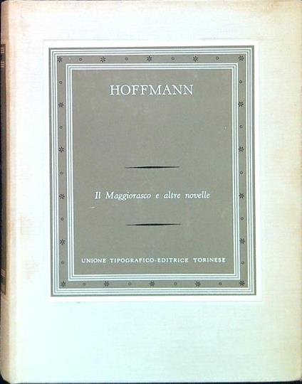 Il Maggiorasco e altre novelle - E. T. A. Hoffmann - copertina