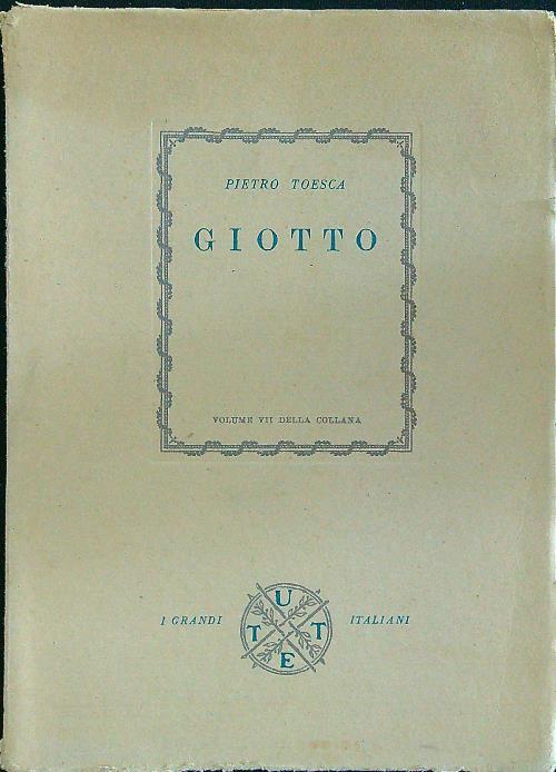 Giotto - Toesca - copertina
