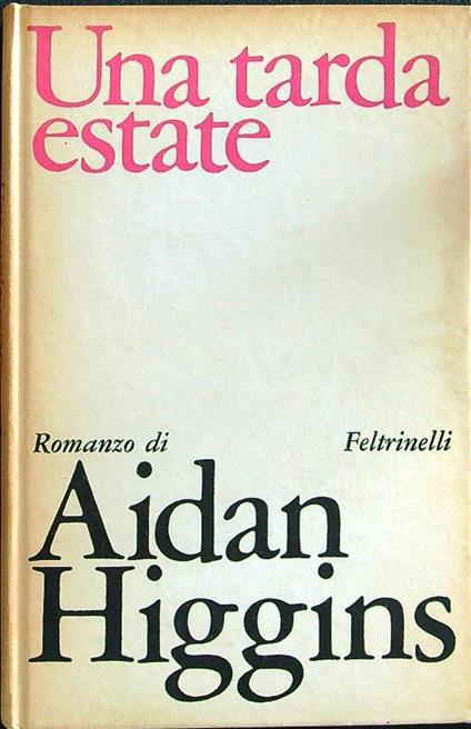 Una tarda estate - Aidan Higgins - copertina