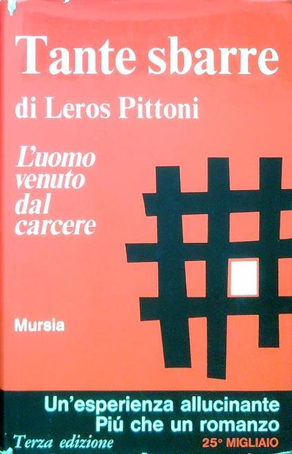 Tante sbarre - Leros Pittoni - copertina