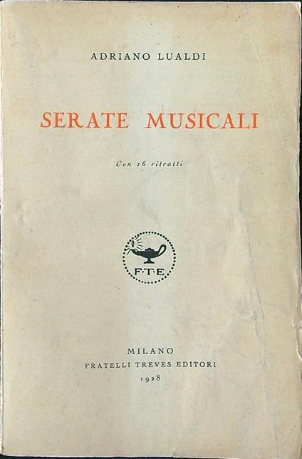 Serate musicali - Adriano Lualdi - copertina