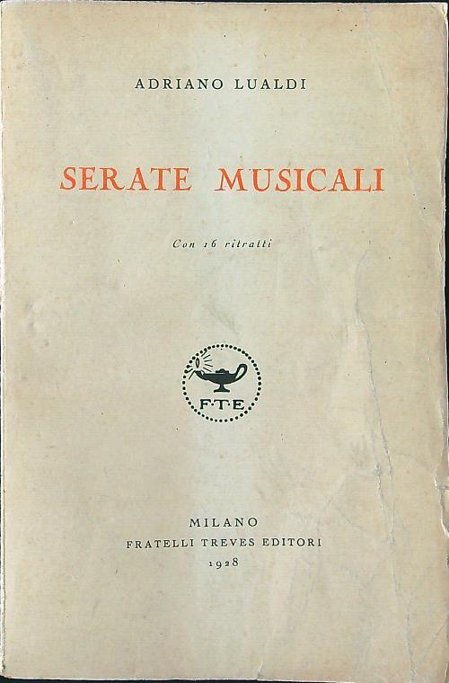 Serate musicali - Adriano Lualdi - copertina
