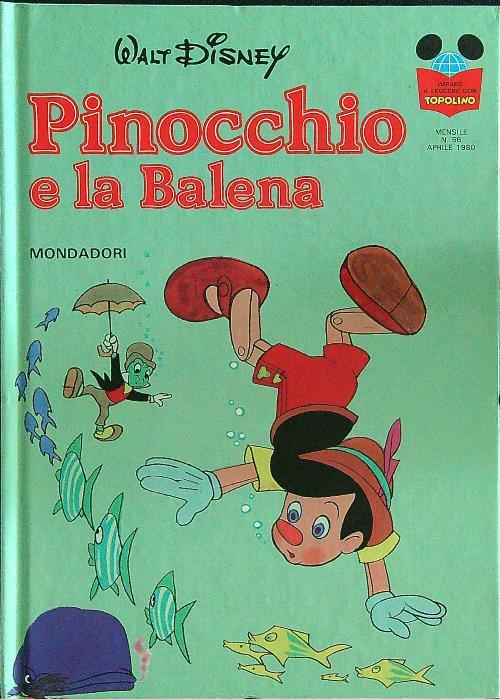 Pinocchio e la balena - Walt Disney - copertina