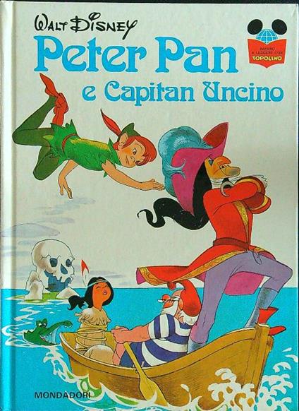Peter Pan e capitan Uncino - Walt Disney - copertina