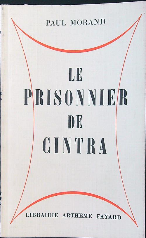 Le prisonnier de Cintra - Paul Morand - copertina