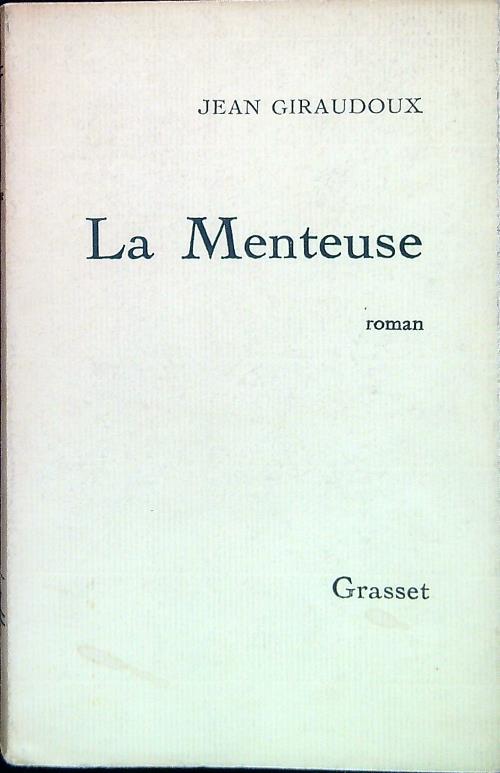 La Menteuse - Jean Giraudoux - copertina