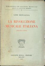 La rivoluzione musicale italiana secolo XVII