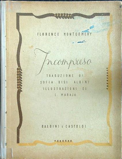 Incompreso - Florence Montgomery - copertina