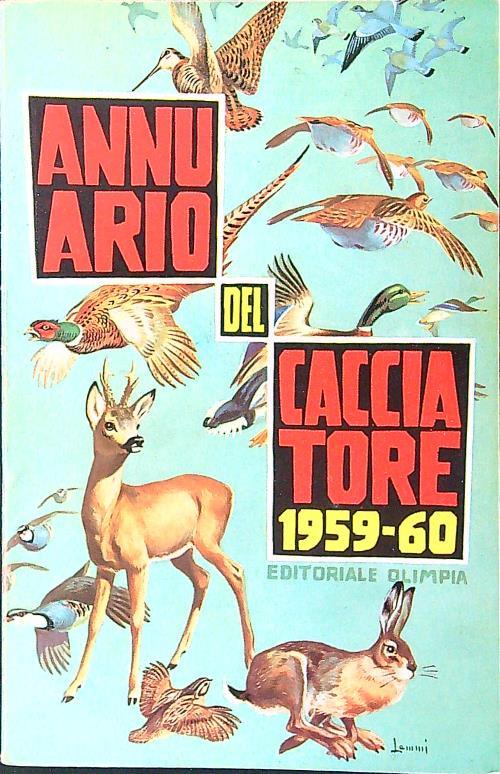 Annuario del cacciatore 1959-60 - copertina
