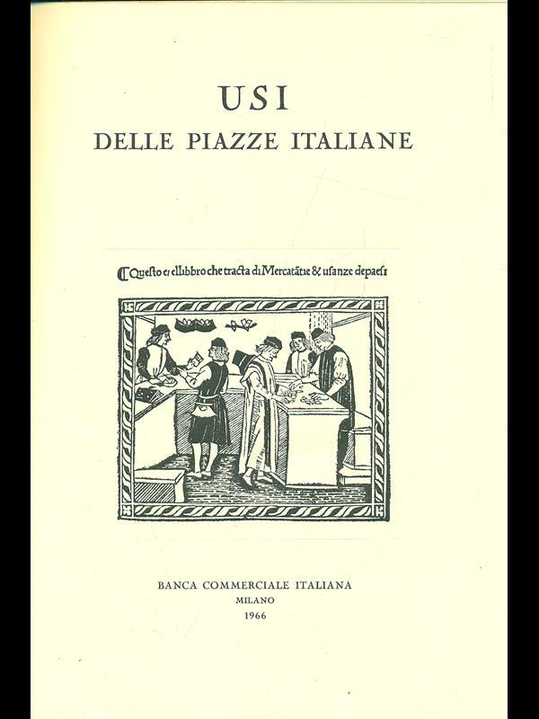 Usi delle piazze italiane