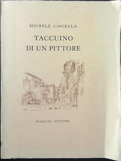 Taccuino di un pittore - Michele Cascella - copertina