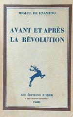 Avant et apres la revolution