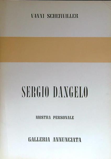 Sergio Dangelo - Vanni Scheiwiller - copertina