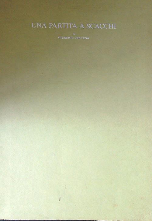 Una partita a scacchi