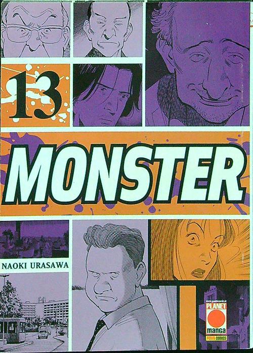 Monster 13 - Naoki Urasawa - copertina