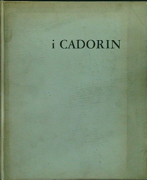 I cadorin - copertina