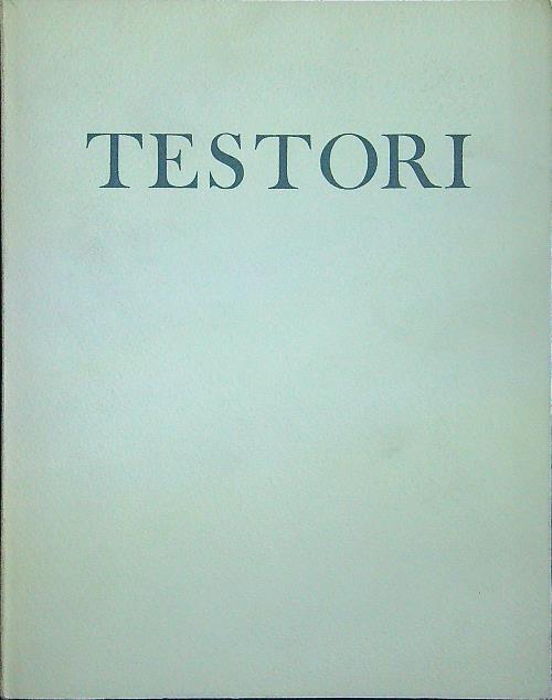 Testori - copertina