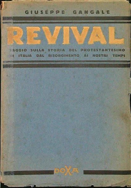 Revival - Giuseppe Gangale - copertina