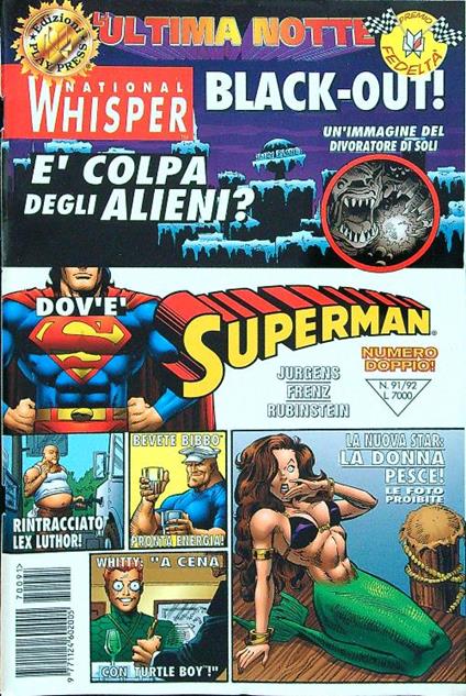 Superman 91/92 numero doppio 1997 - copertina