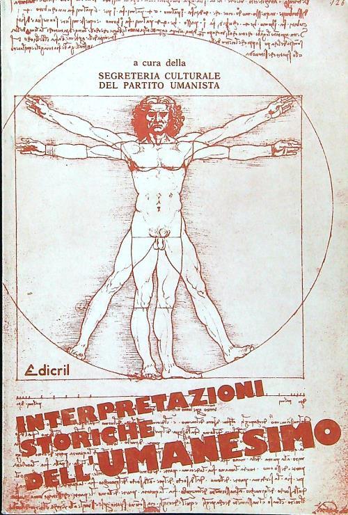 Interpretazioni storiche dell'umanesimo - copertina