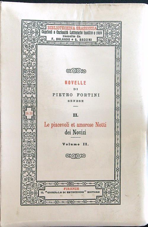Le piacevoli et amorose notti dei novizi volume II