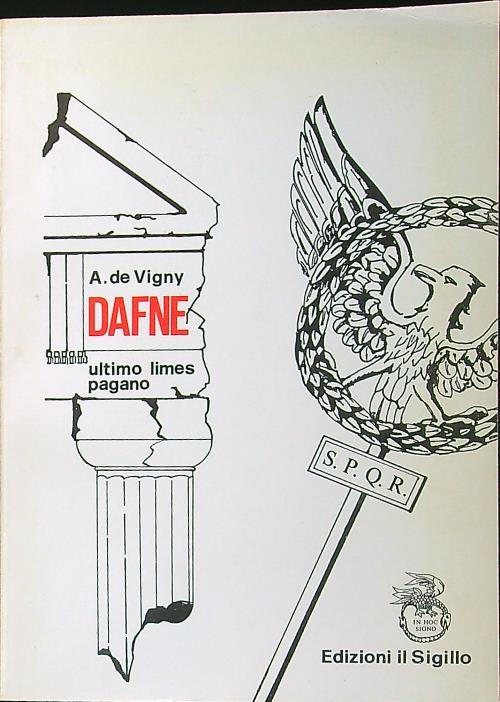 Dafne - Alfred de Vigny - copertina