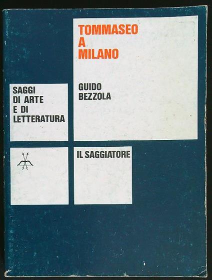 Tommaseo a Milano - Guido Bezzola - copertina