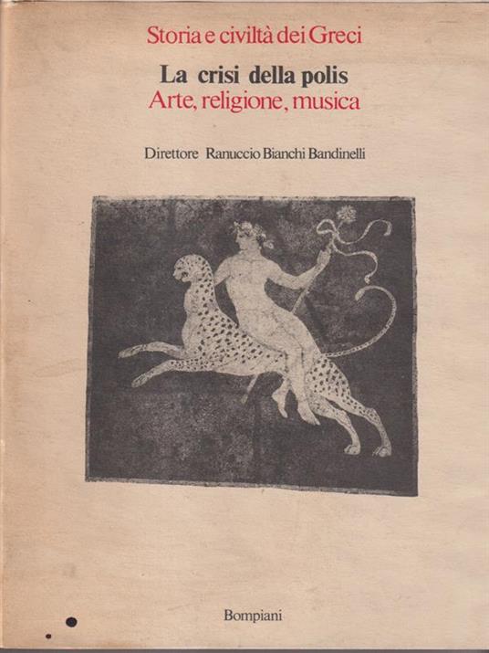La crisi della polis. Arte, religione, musica - copertina