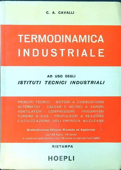 Termoidraulica industriale - C. A. Cavalli - copertina
