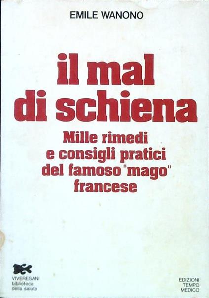 Il mal di schiena - Emile Wanono - copertina