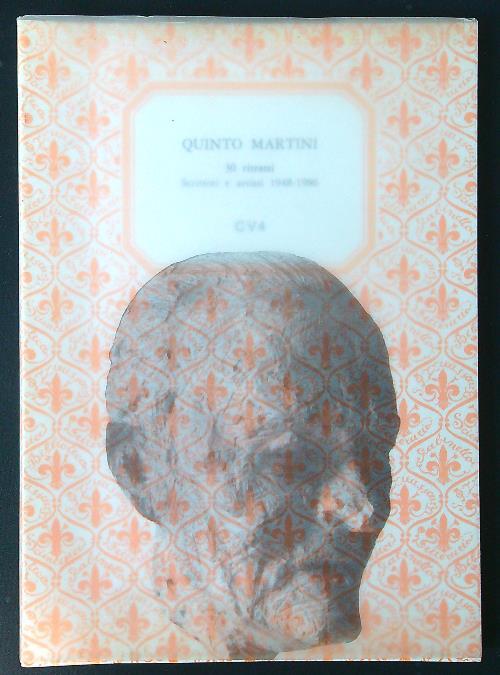 Quinto Martini 30 ritratti. Scrittori e artisti 1948-1986 - Marco Fagioli - copertina