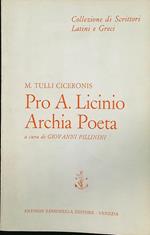 Pro A. Licinio archia poeta