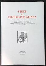 Studi di filologia italiana vol. LII