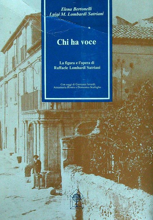 Chi ha voce - Elena Bertonelli - copertina