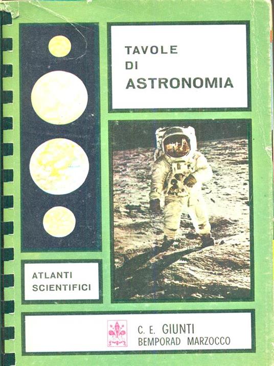 Tavole di astronomia - copertina