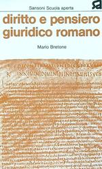 Diritto e pensiero giuridico romano