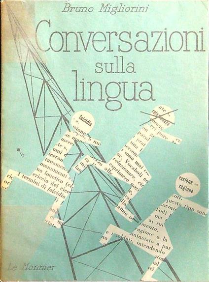 Conversazioni sulla lingua - Bruno Migliorini - copertina