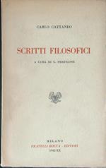 Scritti filosofici