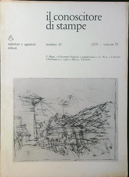 Il conoscitore di stampe n. 43 vol. IV/1979 - copertina