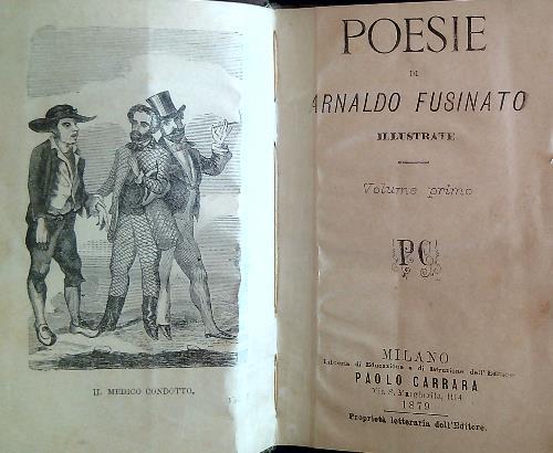 Poesie illustrate. 2 Volumi rilegati insieme