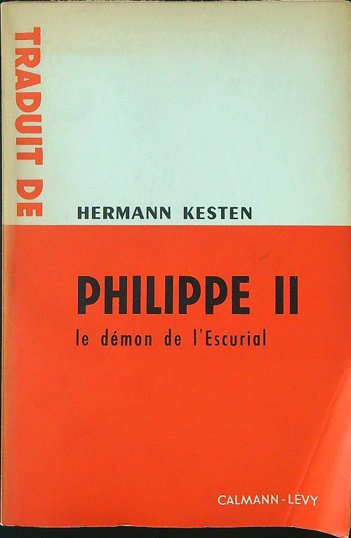 Philippe II - Hermann Kesten - copertina