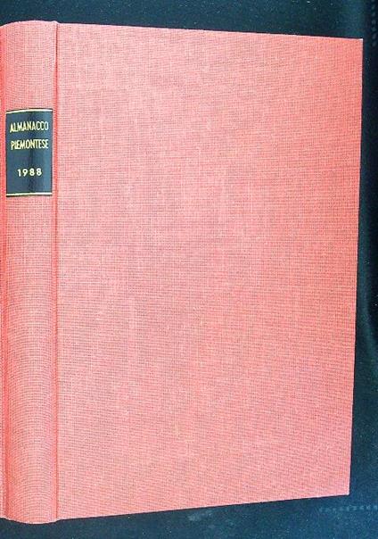 Almanacco Piemontese 1988 - copertina