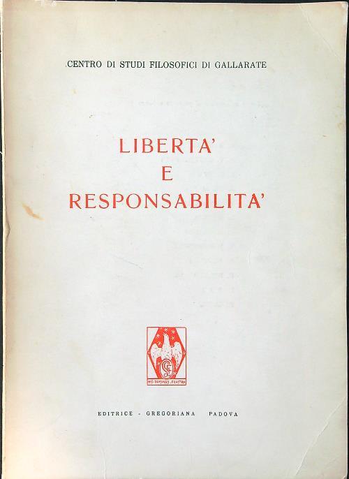 Libertà e responsabilità - copertina