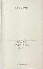 Ricordi (Paglia e fieno) 1924-1994