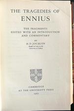 The tragedies of Ennius