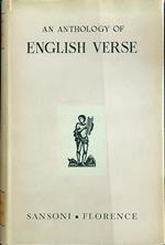 An anthology of English verse