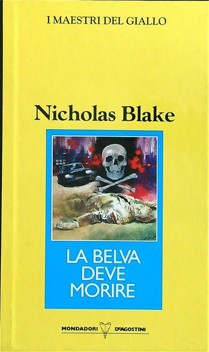 La belva deve morire - Nicholas Blake - copertina