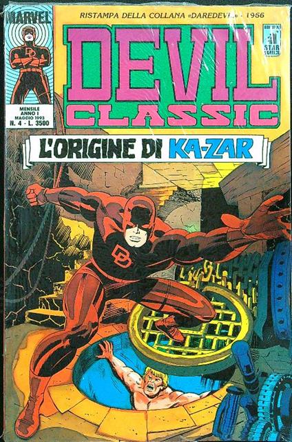 Devil classic 4/maggio 1993 L'origine di Ka-zar - copertina