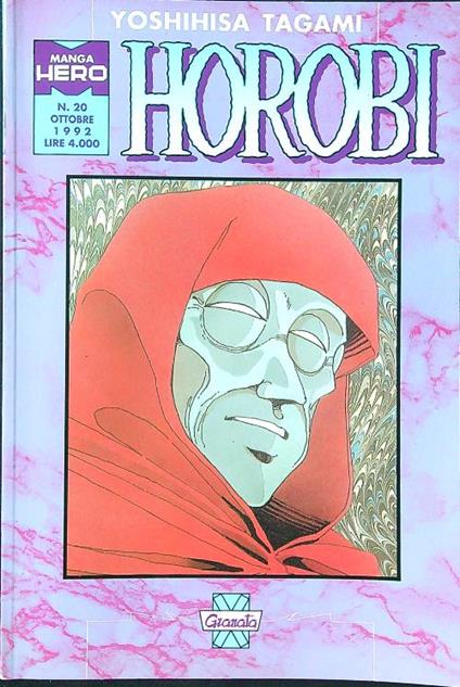 Horobi 11 - Manga Hero n. 20/ottobre 1992 - Yoshihisa Tagami - copertina
